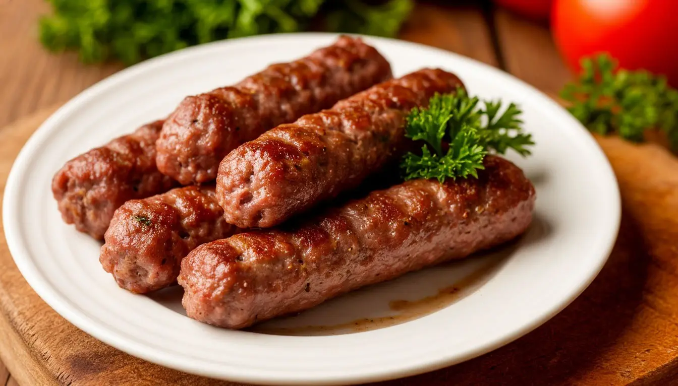 800 граммов мясного фарша и простая бутылка: идеальные домашние чевапчичи, которые не крошатся и плавятся во рту