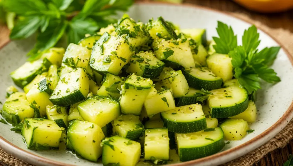 Кабачковый салат: как просто и вкусно приготовить с яйцом и ароматной заправкой